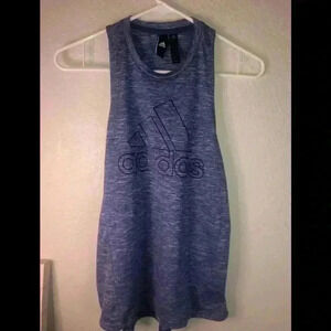 Adidas purple workout tank sz S